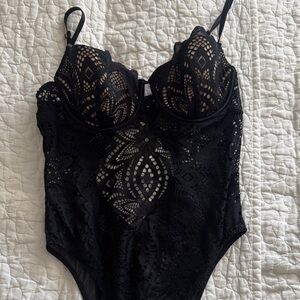 Black Lace Bodysuit